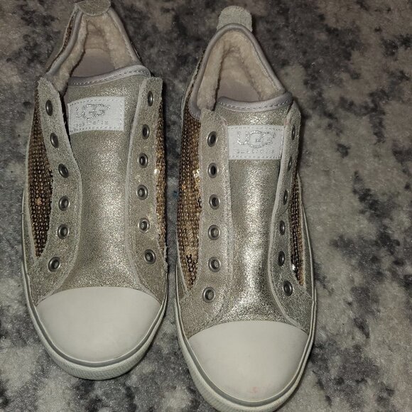 UGG Australia Womens Laela Sparkle Gold Sequin - Picture 3 of 13